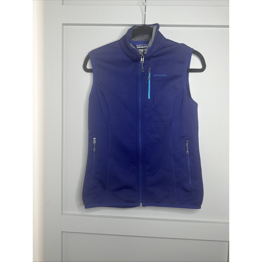 Patagonia Women's Piton‎ Hybrid Vest Size Small, Blue/Purple, Zip-Up